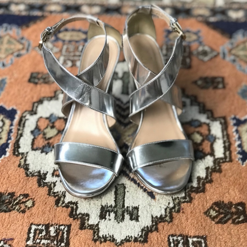 J.Crew Metallic Sandals